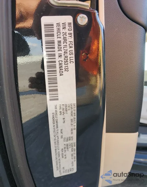 2020 Chrysler Pacifica Hybrid Touring L from USA, damaged, VIN 2C4RC1L74LR263132